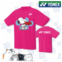 YONEX 2023ใหม่เสื้อยืดแบดมินตันสำหรับทั้งหญิงและชายเสื้อยืดชุดกีฬาแฟชั่นบุรุษระบายอากาศได้ดีเสื้อยืดลายกีฬาปิงปองฤดูร้อนเสื้อยืดเทนนิสระบายอากาศได้ดีเสื้อทัวร์แมนเน็ต