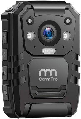 CammPro I826 1296P HD Police Body Camera,64G Memory,Waterproof Body Worn Camera,Premium Portable Body Camera with Audio Recording Wearable,Night Vision,GPS for Law Enforcement