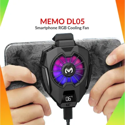 Universal Mobile Phone Cooler Cooling Fan Radiator For PUBG Cool Heat Sink Game Pad RGB Light Phone Cooling Fan DL05 DL06 FL05