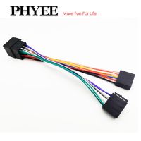 【YF】 16 Pin ISO Connector Harness Adapter Plug Play Extension Wiring Cable for Aftermarket Car Audio Radio Head Unit