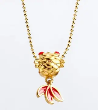 Gold hot sale fishing pendants