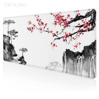 ﹊❇ Japanese Cherry Blossoms Sakura Mouse Pad Gaming XL HD Large Mousepad XXL keyboard pad Soft Natural Rubber Mouse Mat Mice Pad