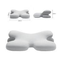 Pillow Gray Irregular Shaped Shape Household Neck Protection Slow Rebound Memory Core Improve Sleeping Travel Portable Supplies Travel pillows