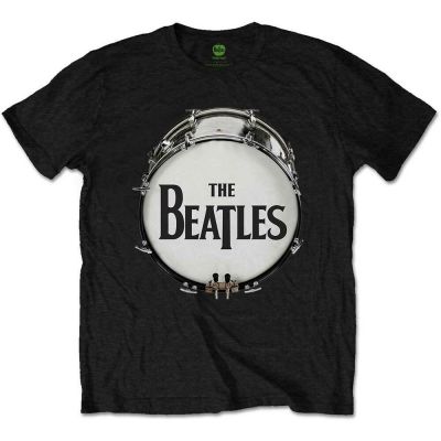 Lowest Price The Beatles - Drum Skin Mens Fashion T-Shirt - Black  A524