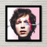 Beck Sea เปลี่ยนอัลบั้มเพลงปกคลุมโปสเตอร์ผ้าใบพิมพ์ลายภาพวาดตกแต่งบ้าน (ไร้กรอบ)