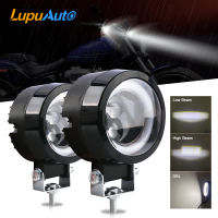 Lupuauto ไฟ Led 30W สำหรับติดบาร์รูปนางฟ้ากันน้ำไฟหน้ารถจักรยานยนต์ไฟ LED สี่เหลี่ยม12V 24V แถบแสงสำหรับรถบรรทุก