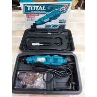 โปรโมชั่น TOTAL เครื่องเจียรแม่พิมพ์+สายอ่อน 130W. พร้อมอุปกรณ์ของแถม รุ่น TG501032 สุดคุ้ม เครื่อง เจียร เครื่อง เจียร ไร้ สาย เจียร หิน เจียร