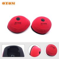 OTOM 2 Pcs Motorcycle Essories Air Filters For KTM SX EXC SXF XCF-W 125 150 250 450 525 Cleaner Dual Foam Layer Sponge Cover