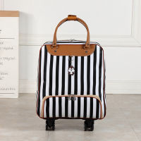 Wheeled bag for travel Women travel with wheels trolley bags Oxford large capacity Travel Rolling Luggage Fashion Suitcase Bag