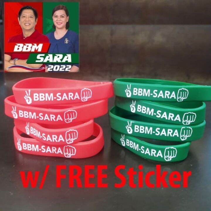 SARA Duterte 2022 BBM 2022 Baller ID Band Wristband Silicone Rubber