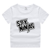 SPY NINJAS เสื้อยืดแขนสั้นสำหรับเด็กผู้ชายและเด็กผู้หญิง,เสื้อธรรมดาพิมพ์ลายผ้าฝ้ายเสื้อผ้าเด็กแขนสามส่วนแฟชั่นฤดูร้อนปี2021