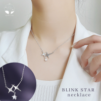 MNL?BLINK STAR สร้อยคอจี้ดาวหางส่องประกายแห่งความหวัง จี้สร้อยคอ สร้อยคอเงินแท้ สร้อยคอผู้หญิง สร้อยคอแฟชั่น สร้อยคอเกาหลี