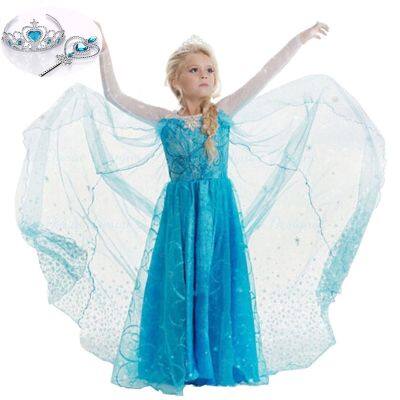 Children Halloween Costume for Kids Girls Dress Printed Party Gown Prom Cosplay Costume Princess Christmas Dress