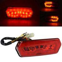 Motorcycle LED Taillight Rear Tail Amber Turn Signal Red ke Lamp Light 12V Waterproof For HONDA MSX Grom 125 13-16