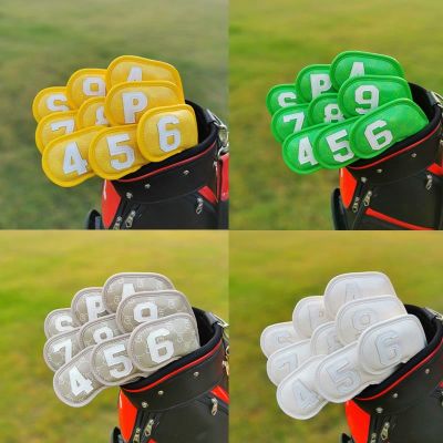 ✠✾⊙ Magnetic Golf digital gradient iron head cover iron head wedge copper 4-9 asp Variety of golf club protectors