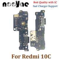 แบรนด์ใหม่สําหรับ Redmi 10C 10 C USB Dock Charging Port Fast Charger Plug ไมโครโฟน MIC Flex Cable Board Audio Jack พร้อม IC