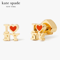 KATE SPADE NEW YORK I LOVE NEW YORK X KATE SPADE NEW YORK STUDS K5350 ต่างหู / ต่างหูห้อย