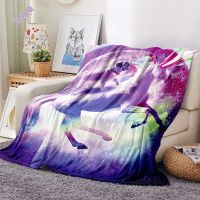 2023 Landscape Blanket Fashion Monster Flannel Fluffy Fleece Throw Blanket Children and Adult Gift Sofa Travel Camping