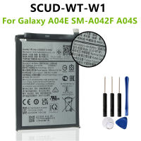 แบตเตอรี่ SCUD-WT-W1สำหรับ Samsung Galaxy A04E SM-A042F A04S WT-S-W1เดิมเปลี่ยนแบตเตอรี่ศัพท์มือถือเครื่องมือฟรี