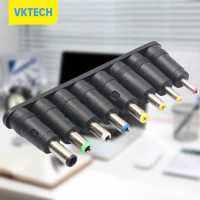 [Vktech] 8/10/34Pcs DC Power ปลายตัวแปลง5525หญิงชาย DC Multifunctional ปลั๊กไฟสำรองแจ็ค5.5X2.1Mm สำหรับ Lenovo MSI BenQ Toshiba สำหรับ Asus สำหรับ Acer