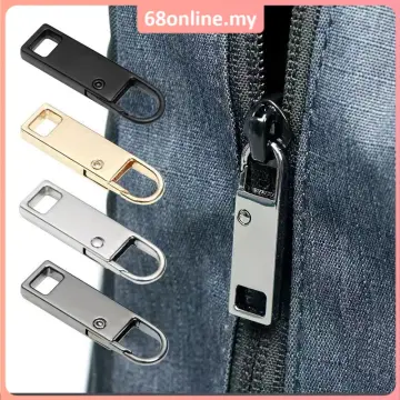 1 PCS) Detachable Zipper Pull Head Removable Tab DIY Metal Zipper