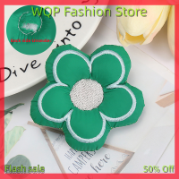 WQP Fashion Store เครื่องประดับเข็มกลัดกำมะหยี่น่ารัก,พวงกุญแจถุงสุดสร้างสรรค์จี้คอตตอนถักเต็มไปด้วยดอกไม้เครื่องประดับ DIY ของขวัญคู่รัก