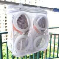 Mesh Washing Machine Shoes Bag Anti-deformation Zipper Laundry Dry Bag Travel Portable Shoes Clothes Storage Protective Organize