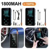 Car Electrical Air Pump Mini Wireless Screen 150PSI Tire Inflatable Pump 1800MAH Car Motorcycle Bicycle Inflator Air Compressor