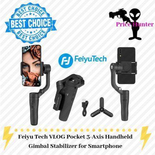 Feiyu Tech VLOG Pocket 3-Axis Handheld Gimbal Stabilizer for Smartphone ...