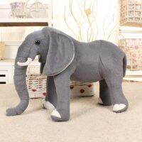 Simulated Elephant Plush Toy Doll Children Plush Stuffed Toy Photography Props Scene Layout Kids Christmas Birthday Gift