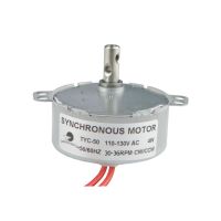 ⊙☈ CHANCS TYC-50 Small Synchronous Gear Motor 110V AC 30-36RPM CW/CCW 4W Electric Motor For Home Projects