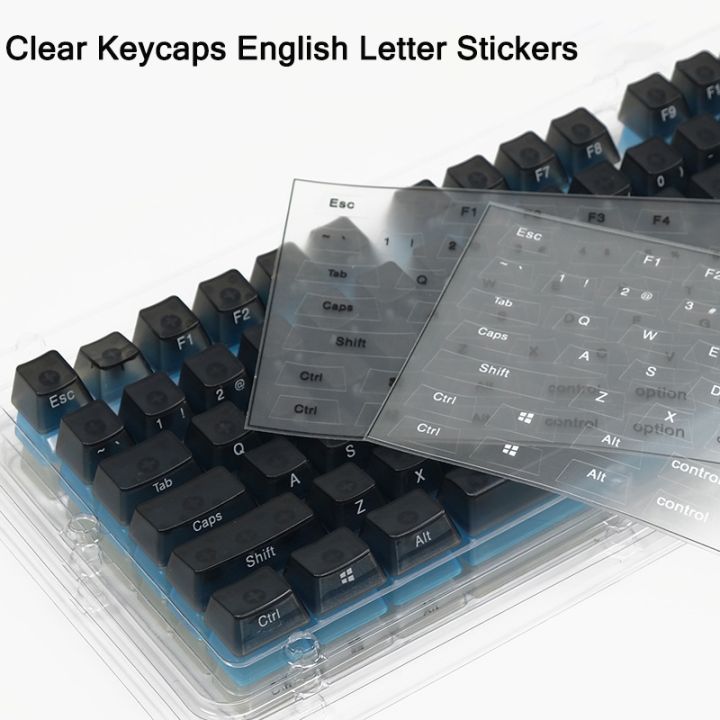 【City of Angels】Clear Keycaps Alphabet Stickers Custom Mechanical ...