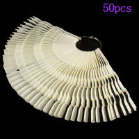 200 500pcs Clear Nature False Tips For Nail Art Display Oval Fan Style Nail Swatch Polish Stand Tips Practice Manicure Tools