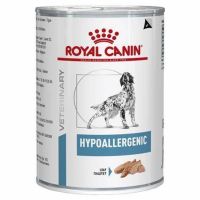 Royal Canin Hypoalleergenic อาหารสุนัขโรคผิวหนัง กระป๋อง 400G.