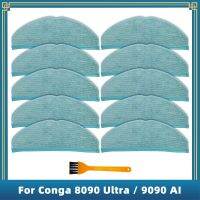 แผ่นม็อบผ้าถูพื้นสำหรับ Cecotec Conga 8090อัลตร้า/9090 AI เครื่องดูดฝุ่นหุ่นยนต์อะไหล่ทดแทน