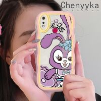 เคส Chenyyka สำหรับ Realme 3 Pro เคส3i Realme ลายการ์ตูนน่ารัก StellaLou แฟชั่นลายคลื่นขอบเคสโทรศัพท์แบบใสสีสันสดใสปลอกป้องกันเลนส์กล้องเคสนิ่มโปร่งใสกันกระแทกทำจากซิลิโคน