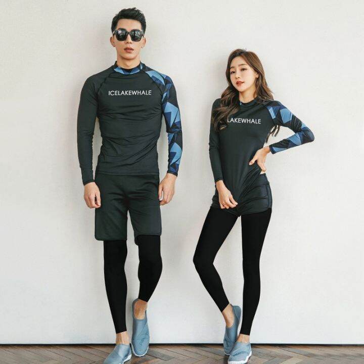 women-men-swimwear-couple-swimsuit-long-sleeve-black-swimming-suit-diving-wear