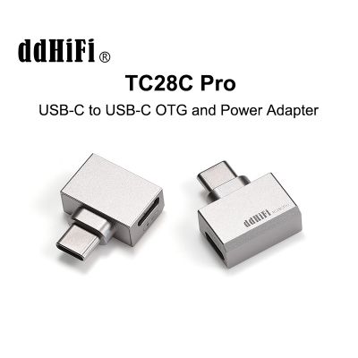 DD DdHiFi TC28CPro USB-C ในการ USB-C OTG และพลังงานอะแด็ปเตอร์สำหรับแอนดรอยด์พีซีช่วยให้สามารถเพลิดเพลินกับเสียงเพลงขณะชาร์จ