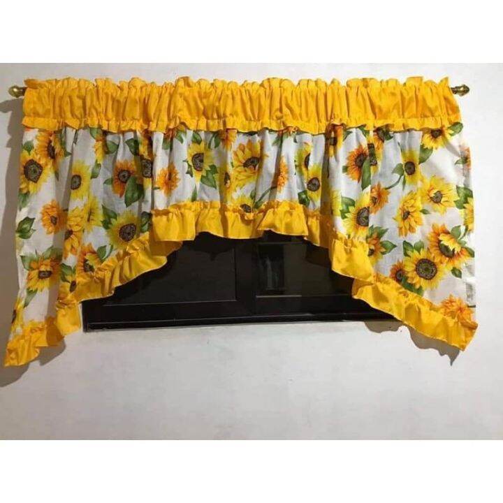 Sunflower Msp Valancer Curtain Lazada PH