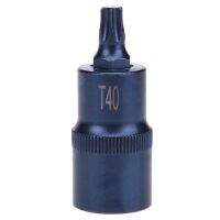 เครื่องมือปลั๊กไฟมือถือ T25 T70ไดรฟ์บิต T55ซ็อกเก็ต T40 T27 Torx 1/2ชุด T60อะแดปเตอร์ T50 T45 T35ไขควงเครื่องมือบิตอุปกรณ์ทำมือ