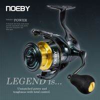 Noeby Spinning Fishing Reel 3000 4000 5000 6000 Max Drag 25kg Long Casting Aluminum Spool 5.2:1 Zinc Alloy Gear Fishing Reels