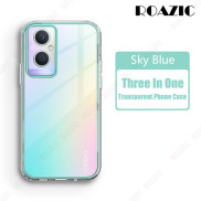 ROAZIC For OPPO Reno 7Z 5G Reno 8Z 5G Phone Case Transparent 3 in 1 Candy