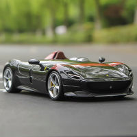 Bburago 1:24 Ferrari Monza SP1 Supercar ล้อแม็กรถยนต์ D Iecasts และของเล่นยานพาหนะรถรุ่นขนาดเล็กขนาดรุ่นรถสำหรับเด็ก