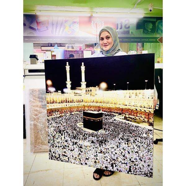 《Duolami store》 FRAME GAMBAR KAABAH HOME WALL DECOR BINGKAI GAMBAR