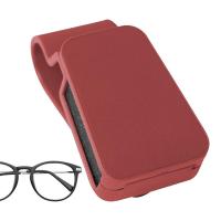 Car Sun Visor Glasses Box Sunglasses Clip Card Ticket Holder Stand Fastener Pen Case Eyeglasses For Automobile Accessories Eyewear case