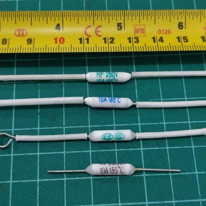 ฟิวส์ เทอร์โมฟิวส์ เซรามิค หม้อหุงข้าว Ceramic Thermal Fuse 10A 250V