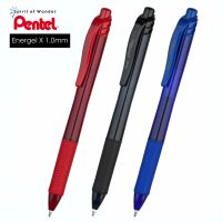 Pentel ปากกาหมึกเจล เพนเทล Energel X BL110 1.0mm - หมึกสีดำ, แดง, น้ำเงิน