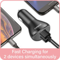 CAPDASE Rapider DQ36 QC 3.0 - 36W Fast Charging Car Charger Dual QC 3.0TH