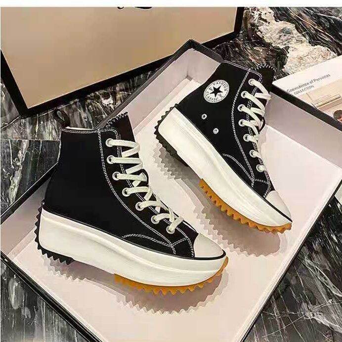 Converse LOW CUT AND HIGH CUT Run Star Hike High Rise Canvas Shoes Xiao