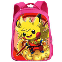 Pokemon Pokémon School Bag 16นิ้ว Children S Pokemon Cartoon Pokémon Pink Backpack For Primary And Secondary School Students